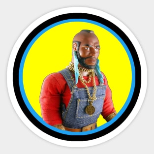 Mr T doll logo Sticker